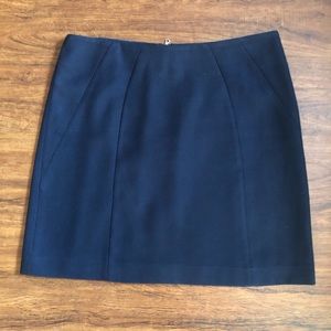 Loft Navy Blue Mini Skirt